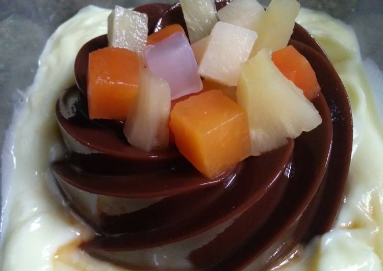 Cara Gampang Menyiapkan Fresh Fruity Pudding, Bikin Ngiler
