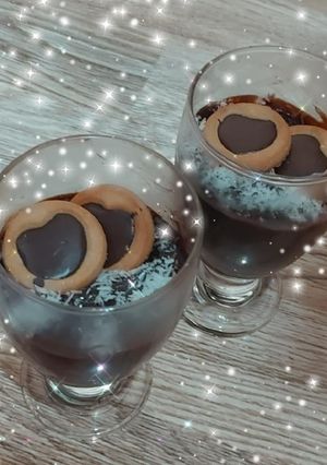 عکسی از دستور دنت شکلاتی😍😝 (پودینگ شکلاتی)