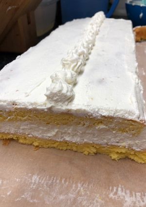 Citromkrémes süti 🍋 recept fotója