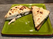 A picture of chicken bread baked