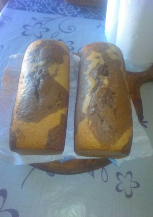 Una foto de Budín marmolado