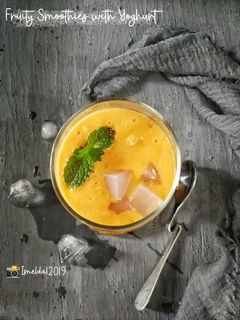 Foto resep Fruity Smoothies with Yoghurt