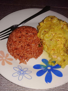 Una foto de Pollo encebollado....🇸🇻
