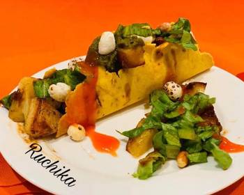 The New Way Serving Recipe Aloo makhana chaat tacos Delicious Perfect