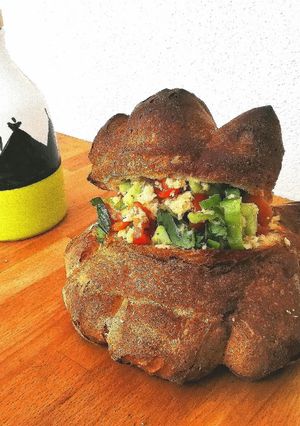 A picture of Puglian Panzanella.