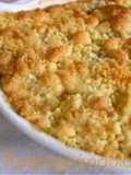 Crumble de manzana verde