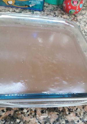 Una foto de Postre de chocolate con maizena