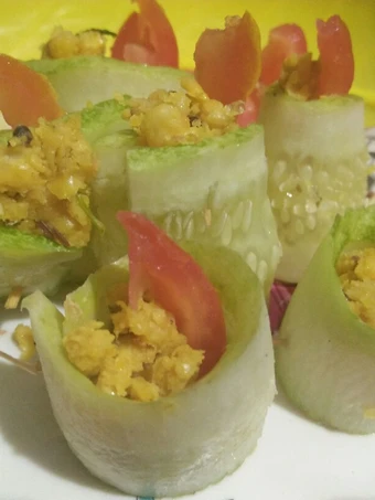 Easy Steps to Prepare|Recipe} Cucumber salad roll the Drool