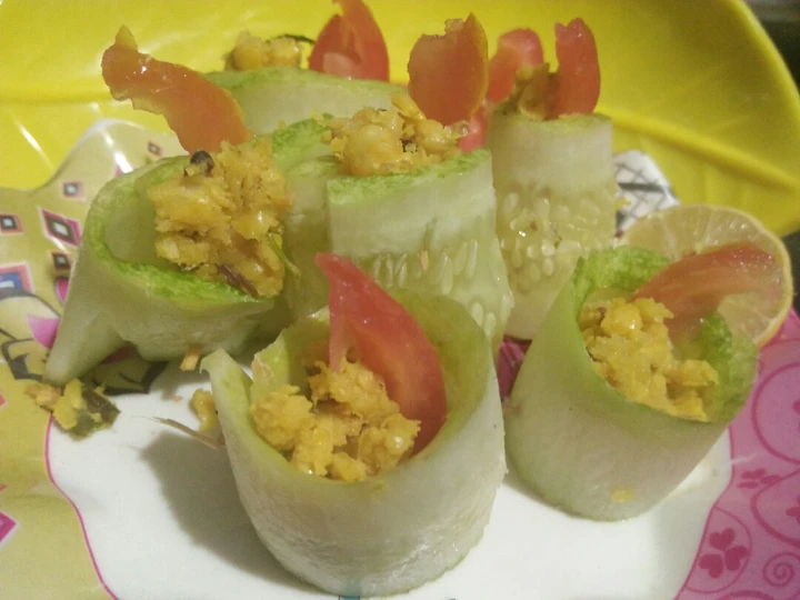 Easy Steps to Prepare|Recipe} Cucumber salad roll the Drool