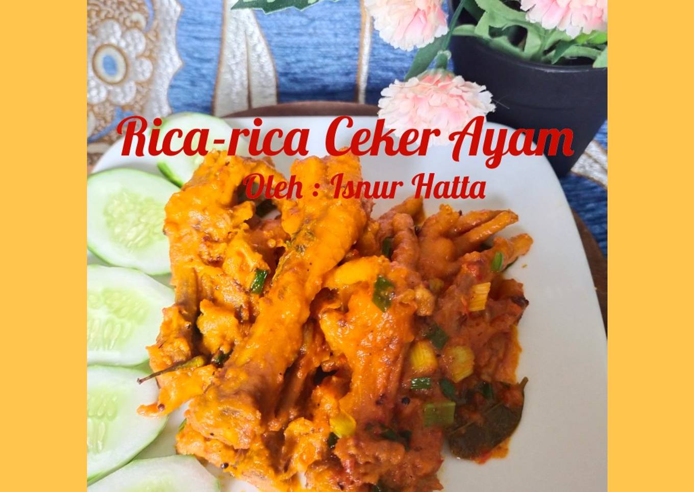 Rica-rica Ceker Ayam