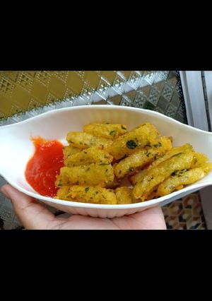Foto resep Stik Kentang Bayem