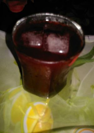 A picture of Homemade Rose drink.