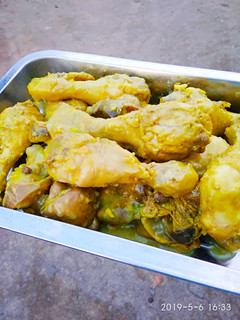 Foto resep Ayam ungkep bumbu kuning