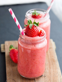 Una foto de Smoothie de Avena y Fresa 🍓