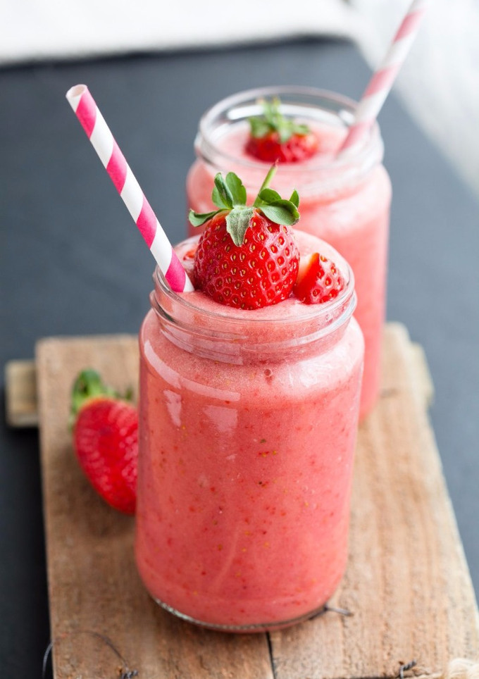 Una foto de Smoothie de Avena y Fresa 🍓
