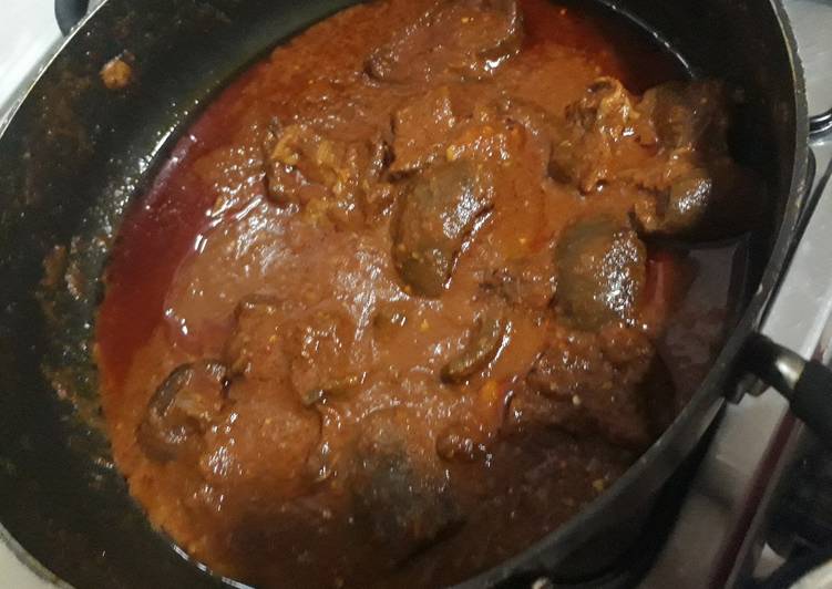 Steps to Prepare Super Quick Homemade Tomato stew with pomo | This is Recipe So Satisfying You Must Attempt Now !!