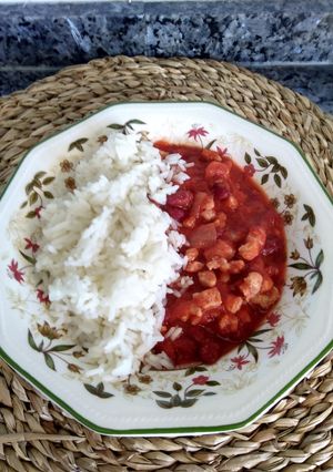 Una foto de Chili sin carne
