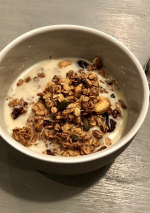 A picture of Vegan Banana Granola.