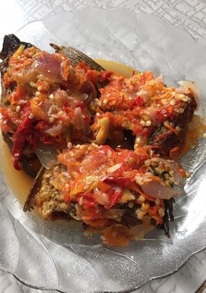 Foto resep Pecak ikan mas