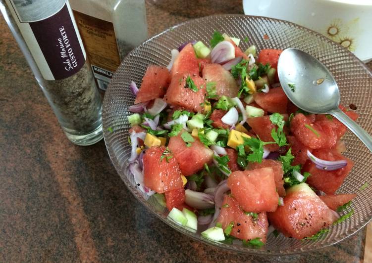 Recipe of Ultimate Watermelon Salad