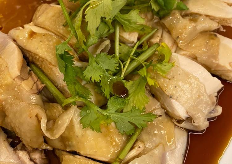 Bagaimana mengolah Nasi Hainam ala Singapur (hainanese chicken rice) Lezat
