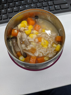 健康燕麥鹹粥 的食譜成品照片