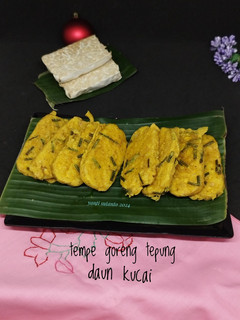 Foto resep Tempe Goreng Tepung Daun Kucai