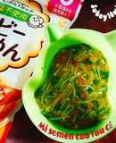 Mì somen thịt Cua rau củ