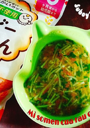 Hình của món Mì somen thịt Cua rau củ.
