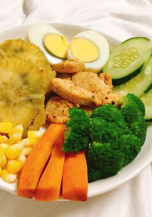 Hình của món Eat clean lunch.