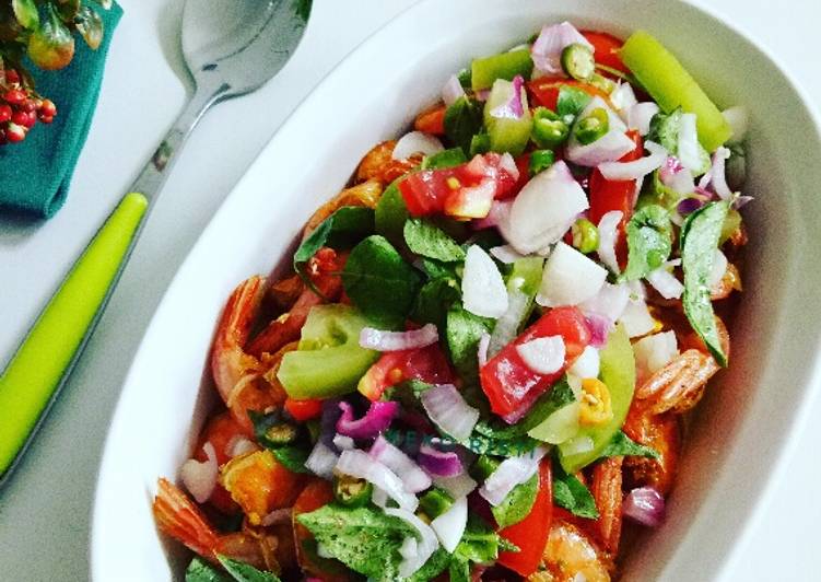 Cara Gampang Membuat Udang Goreng Sambal Dabu-Dabu || Simple Anti Gagal