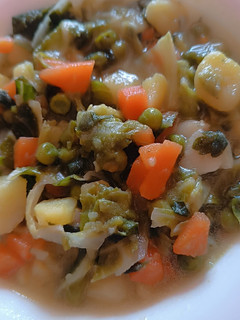 A picture of Minestrone with Cauliflower Leaves.