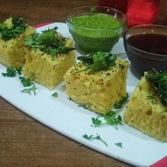Instant Khaman Dhokla A picture of Instant Khaman Dhokla.