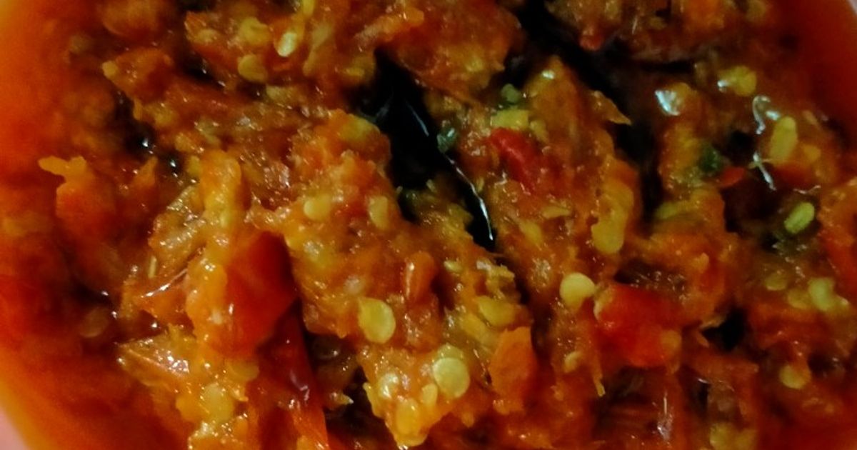 Sambal bawang (untuk ayam geprek)