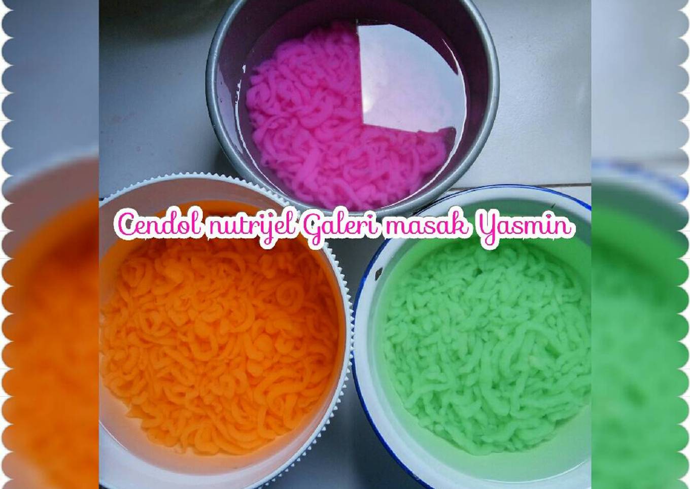 Cendol Nutrijel Galeri masak Yasmin