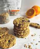 Galletitas de naranja, granola y almendras
