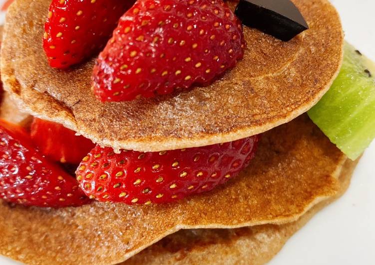 Fragole e pancake