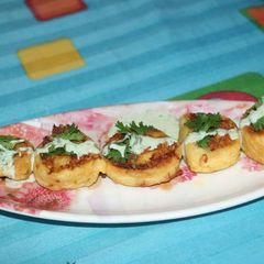 A picture of Chicken Pinwheels + green rita.