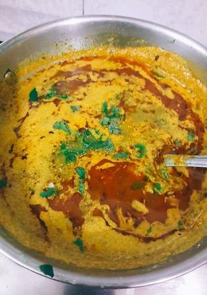 A picture of Methi Daal fry.