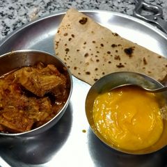 A picture of Kathal ki sabji Raw jackfruit.