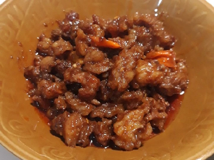 Cara Gampang Menyiapkan Resep Oseng-oseng mercon tetelan sapi yang Sempurna