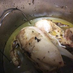 A picture of Instant Pot Rotisserie Chicken.