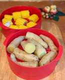 Khoai Lang Thái Hấp Lá Dứa