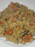 Guisito de trigo Burgol con pollo y vegetales