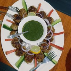 A picture of Chicken gola kabab 🍴😋.