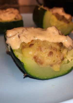 Una foto de Calabacín relleno 😋