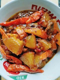 Foto resep Oseng Mercon Kulit Sapi (Krecek)