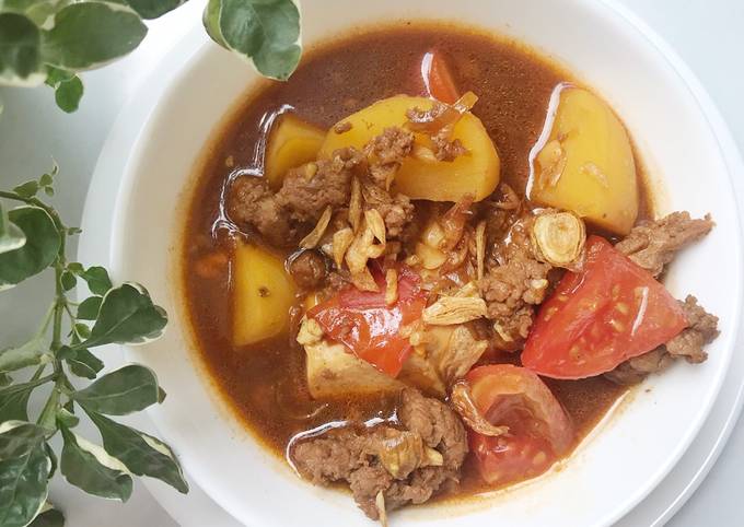 Resep Semur Daging Giling, Enak Banget