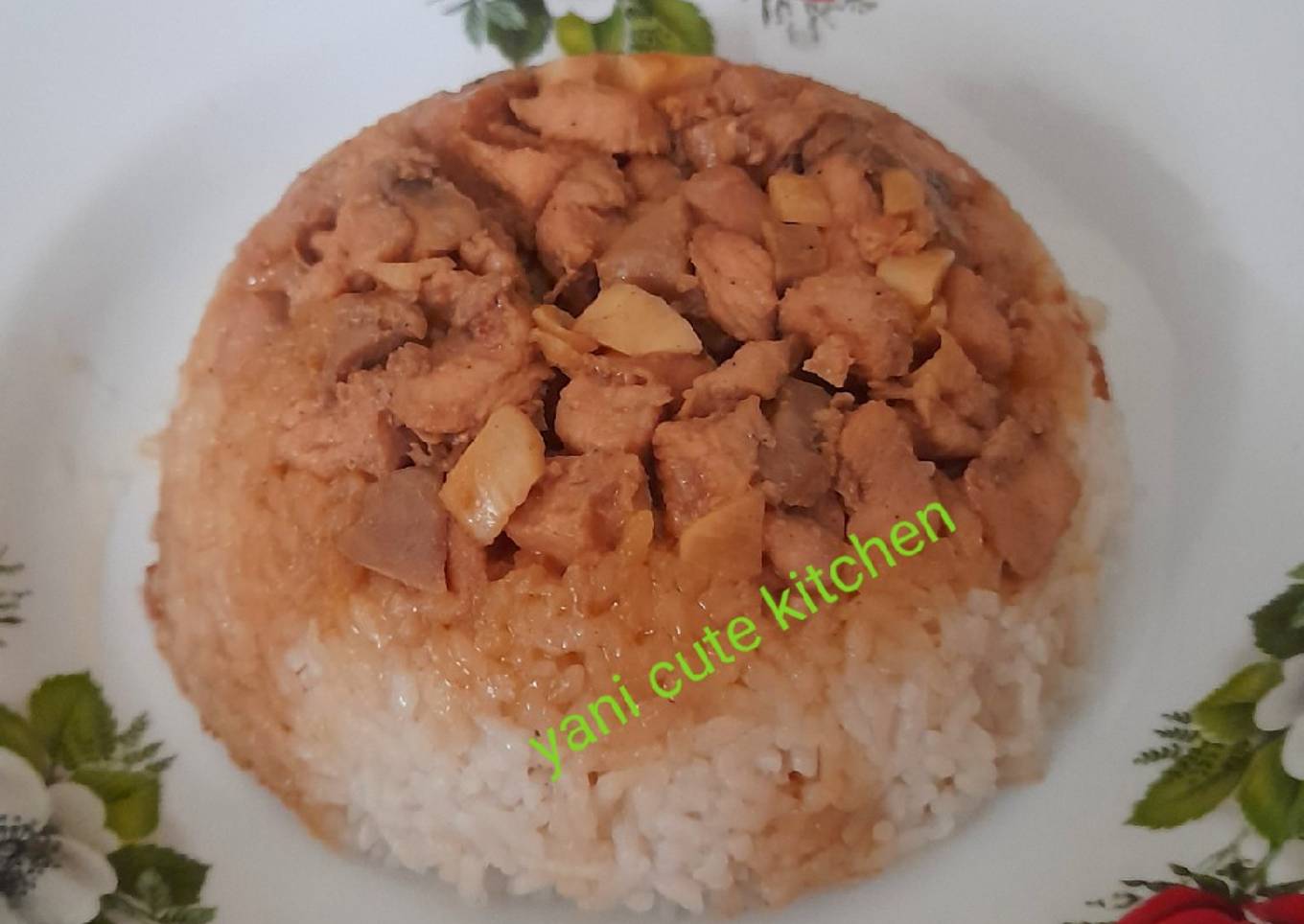 Nasi Tim Ayam Jamur