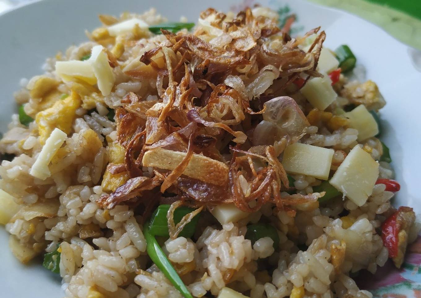 Nasi goreng keju